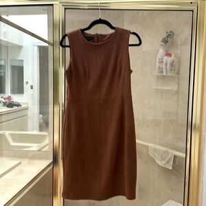 Inc size 4 ultras suede brown dress
